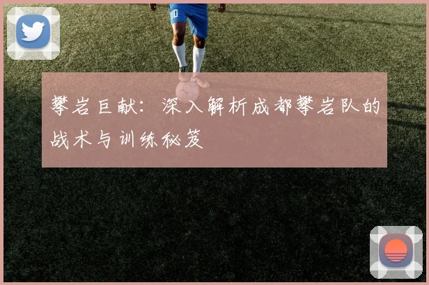 攀岩巨献：深入解析成都攀岩队的战术与训练秘笈